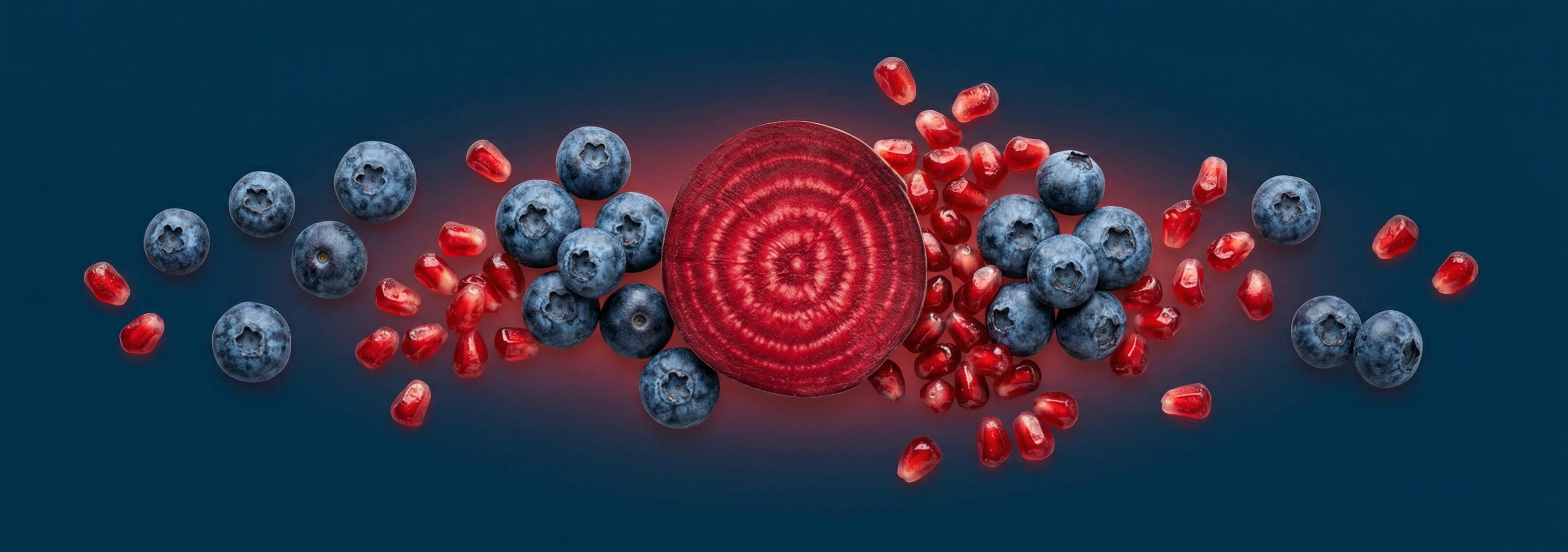 NSP Reds Blend — blueberries, beetroot and pomegranate seeds packed with naturally occurring antioxidants